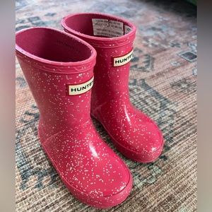 Hunter RainBoots, barely worn in great condition